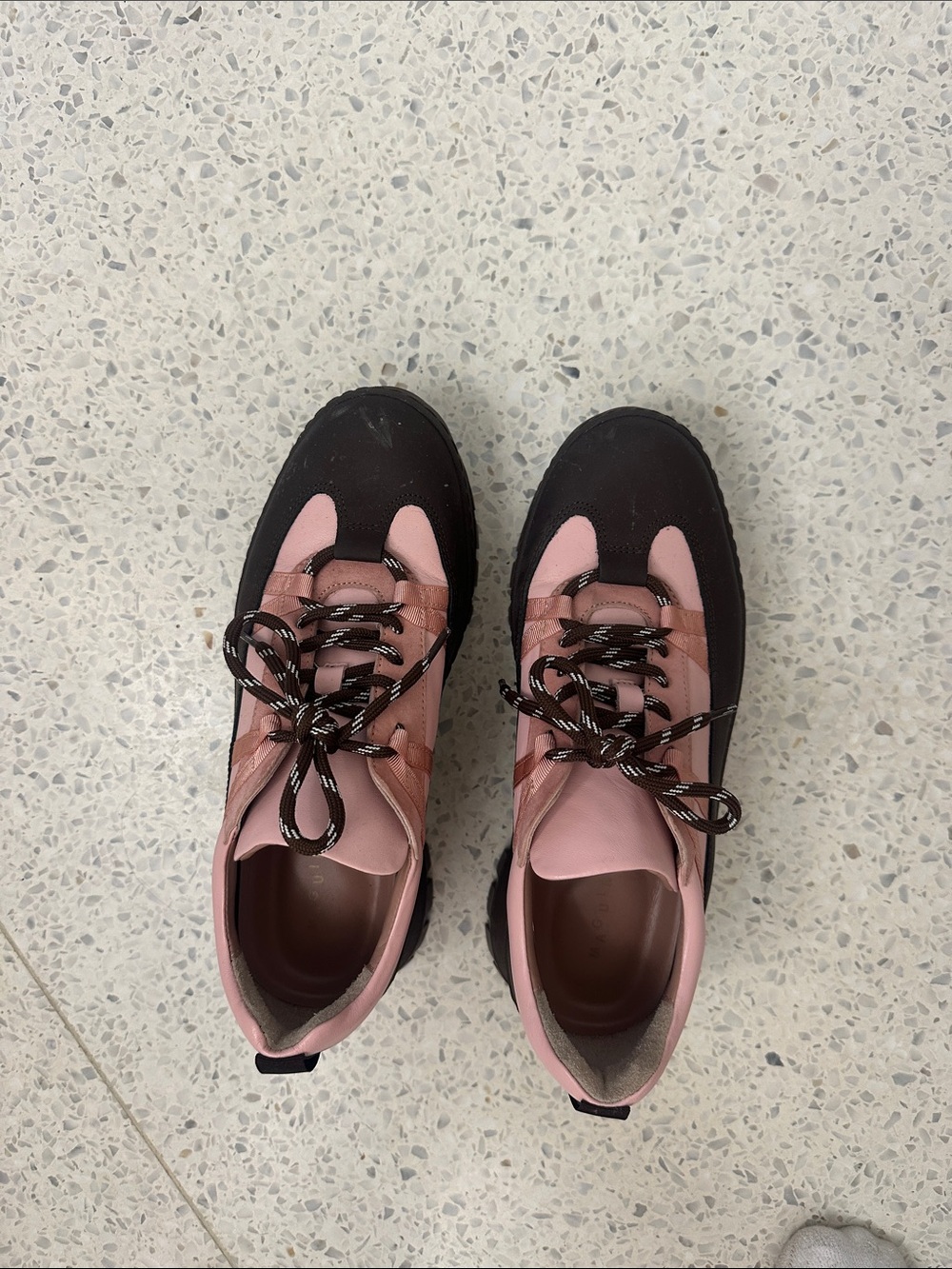 Women’s Pink and Black Fashion Sneakers